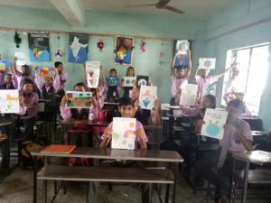 Drawing Competition in Swachh Pakwada Celebration 2017